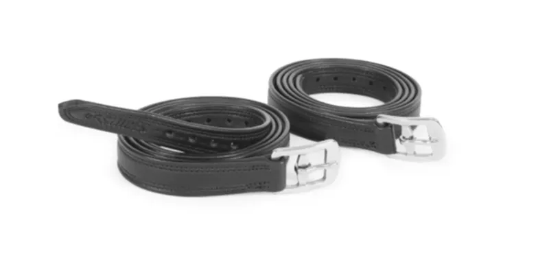 Velociti GARA Easy Care Non Stretch Stirrup Leathers HAVANA